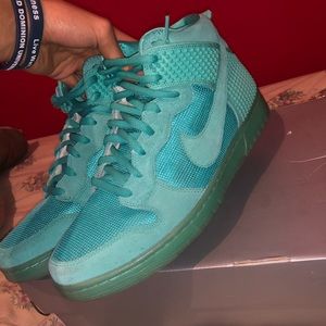 Glow in the dark hightop dunks $95 or best offer